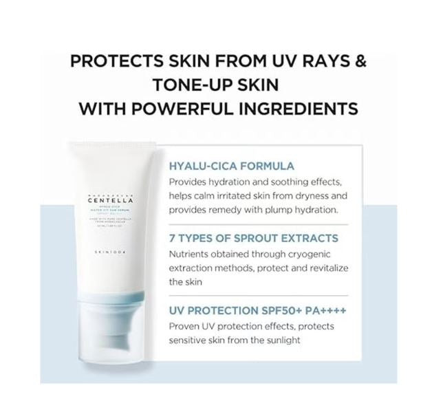 Madagascar Centella Hyalu Cica Water Fit Sun Serum SPF 50+