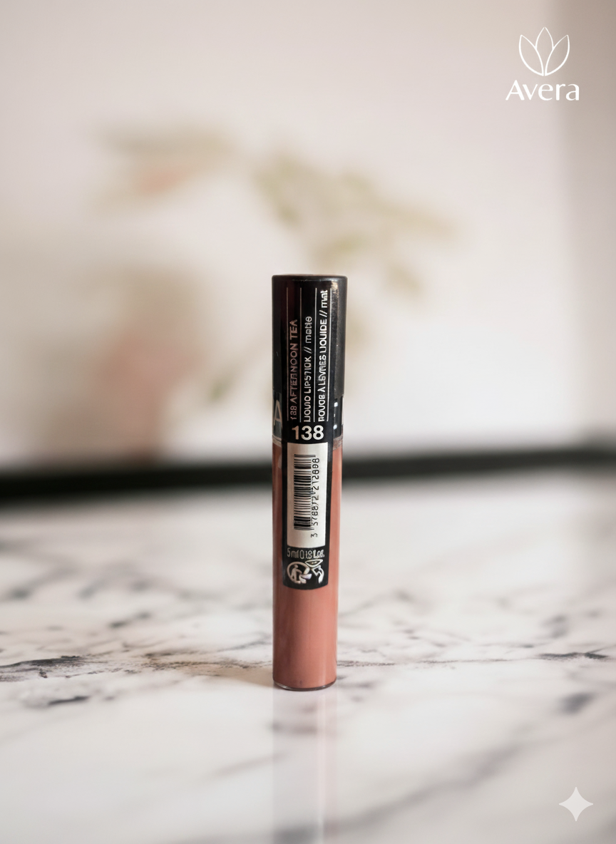 SEPHORA Collection Cream Lip Stain - 138 Afternoon Tea (matte mauve nude) 0.16 oz. / 5 mL